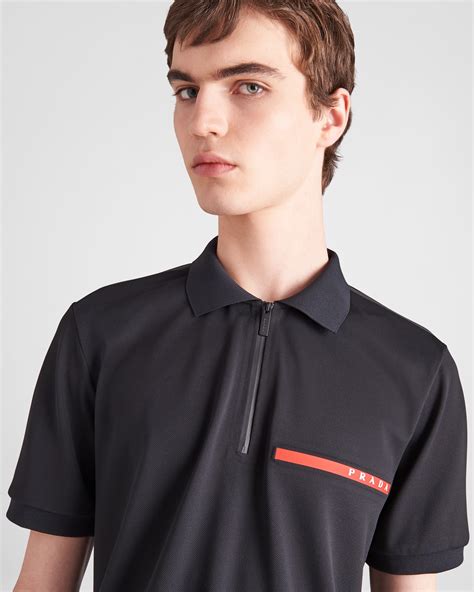 prada polo price|prada black shirt.